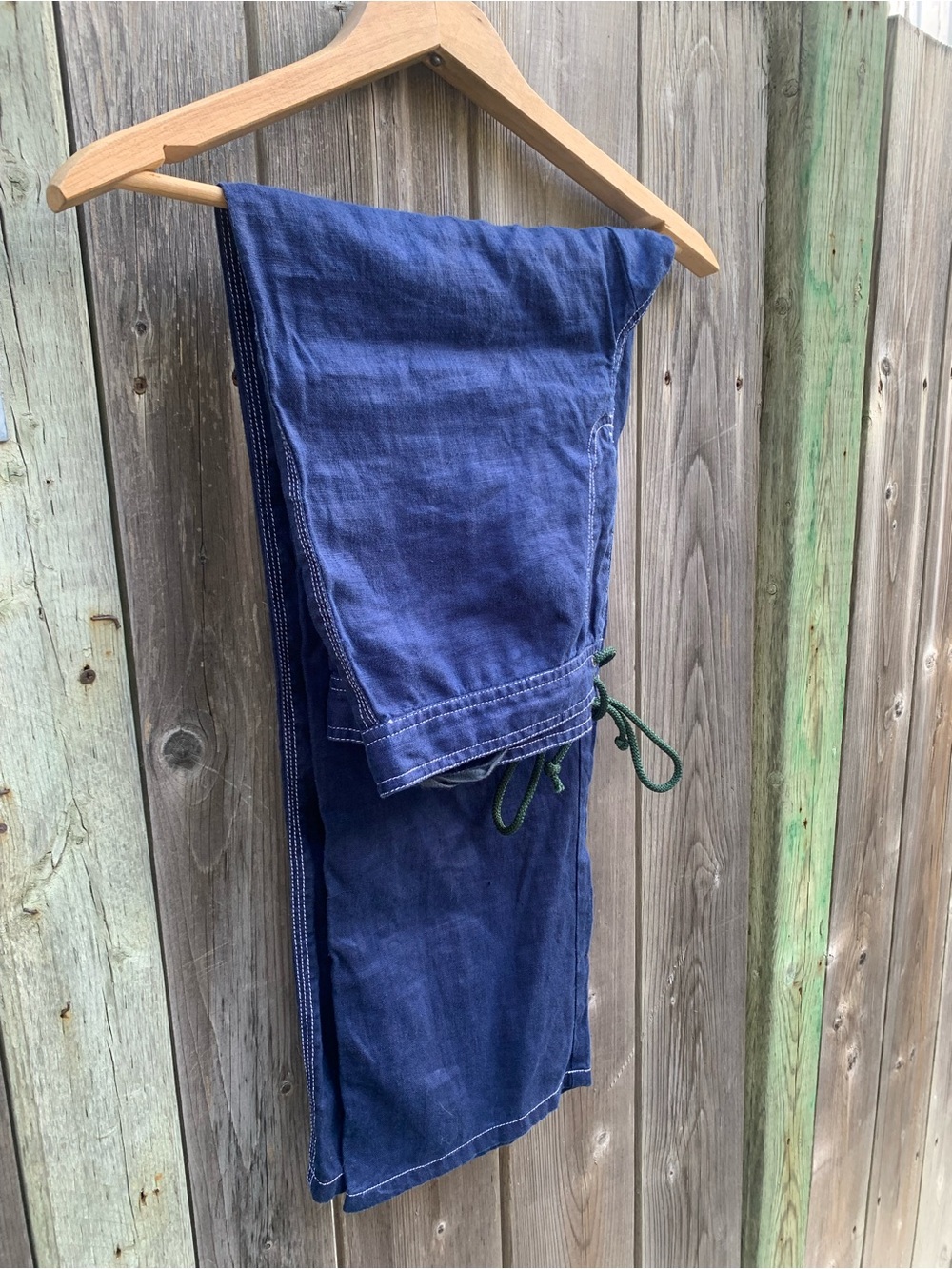 Vintage 90s-Y2K Ralph Lauren Navy Blue 100% Linen Pants Size 6